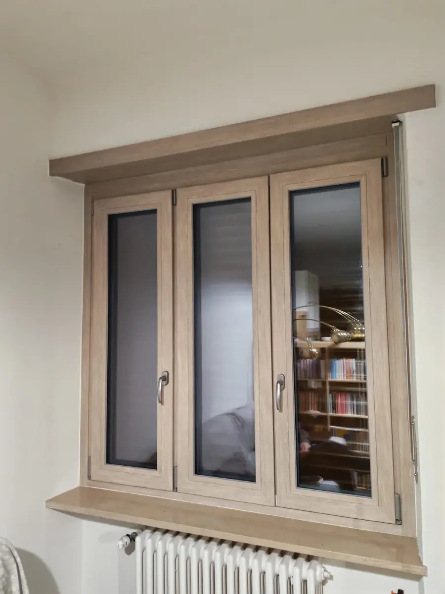 Finestra in legno rovere – Giaveno