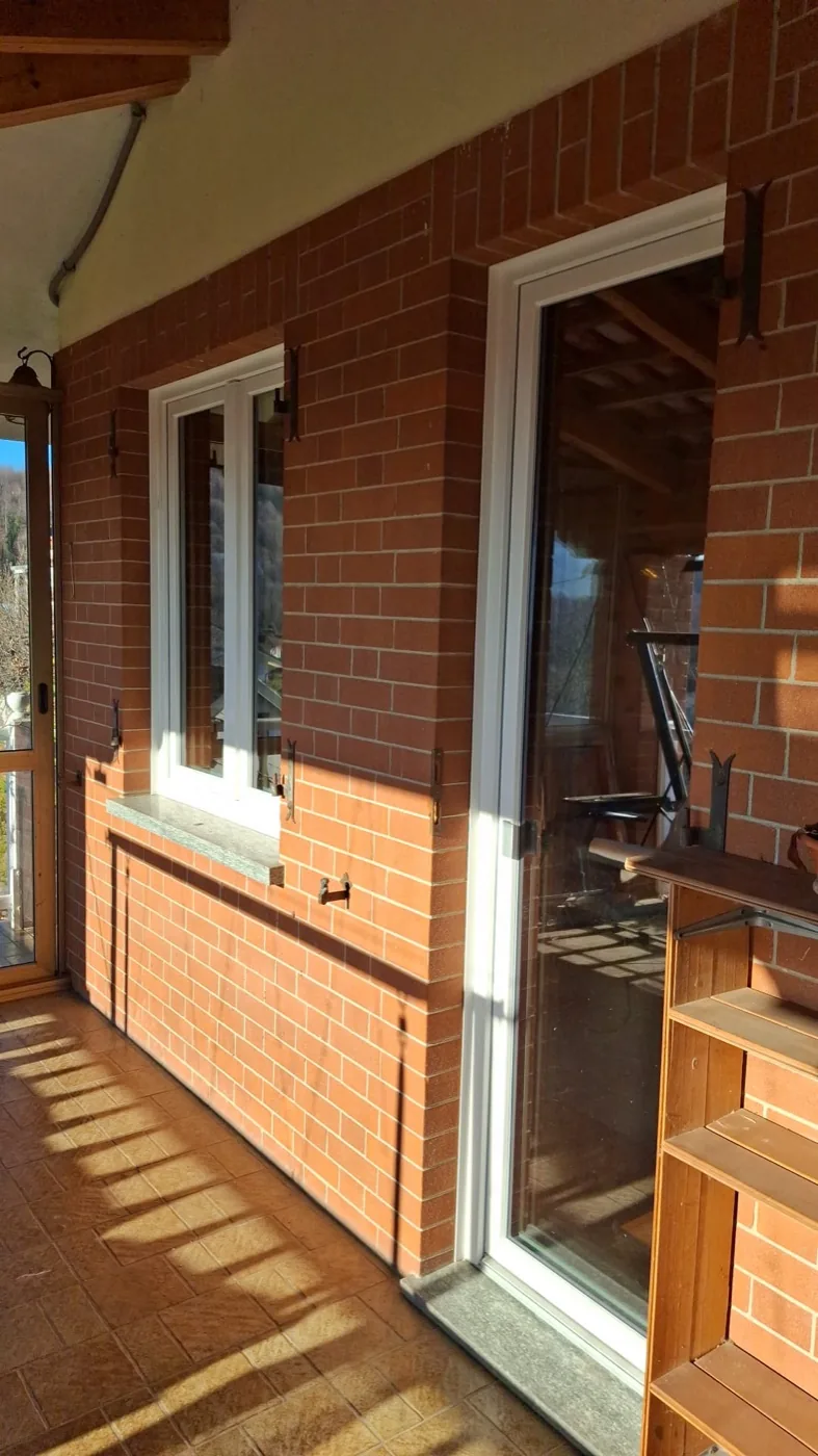 Serramenti in PVC installati in un nostro lavoro