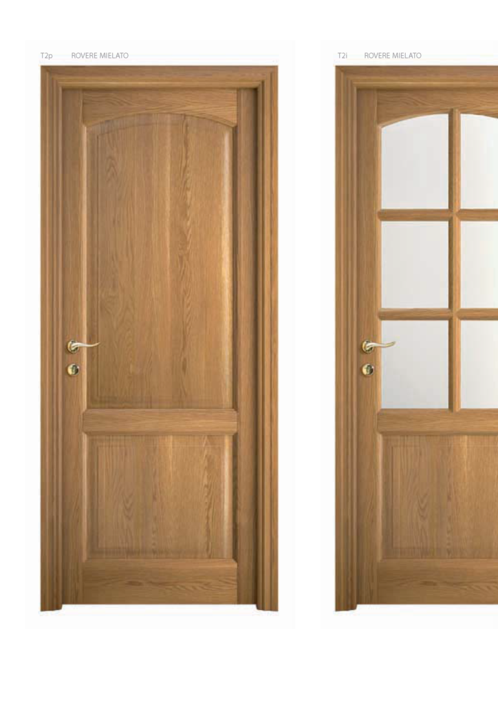 Le nostre porte in legno massello